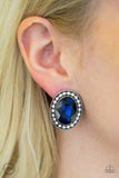 Paparazzi "Titanic Treasure" Blue Clip On Earrings Paparazzi Jewelry