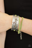 Paparazzi VINTAGE VAULT "Branching Out" Green Bracelet Paparazzi Jewelry