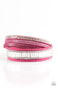 Paparazzi "Just In SHOWTIME" Pink Wrap Bracelet Paparazzi Jewelry