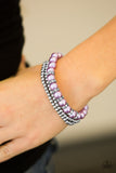 Paparazzi "Perfect POSH-ture" Purple Bracelet Paparazzi Jewelry