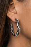 Paparazzi "Cha-Ching Bling" Black Earrings Paparazzi Jewelry