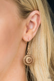 Paparazzi "Pleasantly Prairie" Gold Necklace & Earring Set Paparazzi Jewelry
