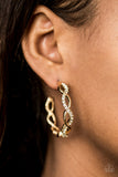 Paparazzi "Cha-Ching Bling" Gold Earrings Paparazzi Jewelry