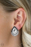Paparazzi "Radiantly Ravishing" White Clip On Earrings Paparazzi Jewelry