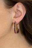 Paparazzi VINTAGE VAULT "Rural Rio" Copper Earrings Paparazzi Jewelry