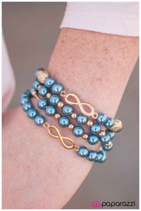 Paparazzi "Always and FOURever" Blue Bracelet Paparazzi Jewelry