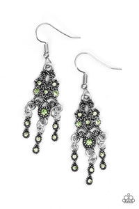 Paparazzi "Spring Bling" Green Earrings Paparazzi Jewelry