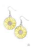 Paparazzi "Distracted By Daisies" Yellow Earrings Paparazzi Jewelry