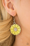 Paparazzi "Distracted By Daisies" Yellow Earrings Paparazzi Jewelry