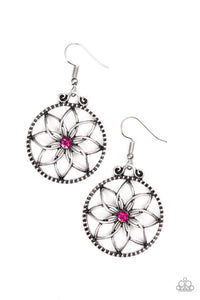 Paparazzi "Bloom Bloom" Pink Earrings Paparazzi Jewelry