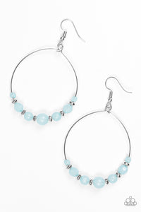 Paparazzi "Going For GLOW" Blue Earrings Paparazzi Jewelry