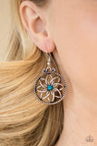 Paparazzi "Bloom Bloom" Blue Earrings Paparazzi Jewelry