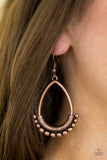 Paparazzi "Steal The Thunder" Copper Earrings Paparazzi Jewelry