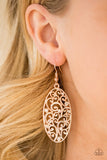 Paparazzi "Glistening Gardens" Rose Gold Earrings Paparazzi Jewelry