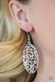 Paparazzi "Glistening Gardens" White Earrings Paparazzi Jewelry