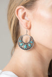 Paparazzi "Desert Springs" Blue Earrings Paparazzi Jewelry