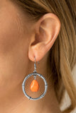 Paparazzi "Stone Style" Orange Earrings Paparazzi Jewelry