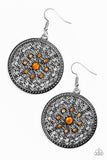 Paparazzi "Catch A Chill" Orange Earrings Paparazzi Jewelry