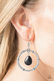 Paparazzi "Stone Style" Black Earrings Paparazzi Jewelry
