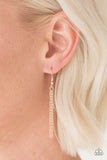 Paparazzi "Timeless Twinkle" Rose Gold Necklace & Earring Set Paparazzi Jewelry