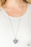 Paparazzi "Charmingly Casanova" White Necklace & Earring Set Paparazzi Jewelry