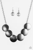 Paparazzi "Glued To The SPOTLIGHT" Black Necklace & Earring Set Paparazzi Jewelry