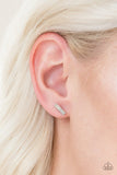 Paparazzi "Magnificently Millennial" White Post Earrings Paparazzi Jewelry