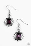 Paparazzi "Cant Stop The REIGN" Purple Earrings Paparazzi Jewelry