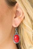 Paparazzi "Southwest Sunsets" Red Earrings Paparazzi Jewelry
