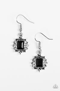 Paparazzi "Can't Stop The REIGN" Black Earrings Paparazzi Jewelry