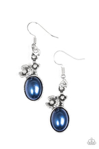 Paparazzi "Floral Finery" Blue Earrings Paparazzi Jewelry
