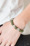 Paparazzi "Pearls and Parlors" Green Bracelet Paparazzi Jewelry