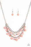 Paparazzi "Bridal Party" Orange Necklace & Earring Set Paparazzi Jewelry