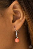 Paparazzi "Mardi Gras Glamour" Orange Necklace & Earring Set Paparazzi Jewelry