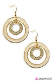 Paparazzi "Modern Marble" Gold Earrings Paparazzi Jewelry