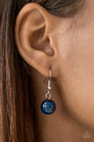Paparazzi "Popular Demand" Blue Lanyard Necklace & Earring Set Paparazzi Jewelry