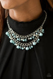 Paparazzi VINTAGE VAULT "Bridal Party" Blue Necklace & Earring Set Paparazzi Jewelry