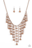 Paparazzi "STUN Control" Copper Necklace & Earring Set Paparazzi Jewelry