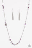 Paparazzi "Canyon Catwalk" Purple Necklace & Earring Set Paparazzi Jewelry