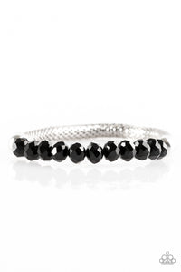 Paparazzi "Glamorously Grunge" Black Bracelet Paparazzi Jewelry