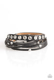 Paparazzi "CATWALK It Off" Black Wrap Bracelet Paparazzi Jewelry