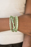 Paparazzi "CATWALK It Off" Green Wrap Bracelet Paparazzi Jewelry