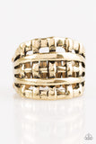 Paparazzi "Go To GRATE Lengths" Brass Ring Paparazzi Jewelry