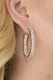 Paparazzi "Debonair Dazzle" Gold Earrings Paparazzi Jewelry