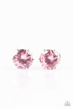 Paparazzi "Greatest Treasure" Pink Post Earrings Paparazzi Jewelry