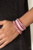 Paparazzi "Taking Care Of Business" Pink Wrap Bracelet Paparazzi Jewelry