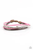 Paparazzi "Gypsy Magic" Pink Urban Bracelet Paparazzi Jewelry