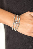 Paparazzi "Perennial Princess" White Bracelet Paparazzi Jewelry