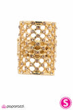 Paparazzi "Grate Expectations - Gold" ring Paparazzi Jewelry