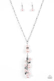 Paparazzi "BALLROOM For Rent" Pink Necklace & Earring Set Paparazzi Jewelry